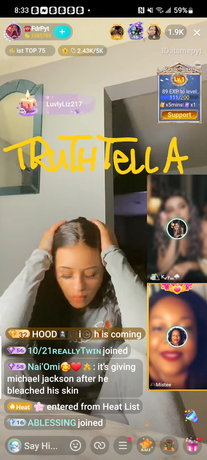 PYT LOVESICK OVER TEMU TKO CAPONE ADMITS SHES DONE COKE & HEROIN B4 SMMFH