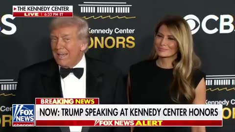 WATCH_ President Trump answers questions at the Kennedy Center Honors