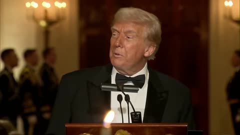 President Trump and First Lady host Governors Association dinner 2/22/25