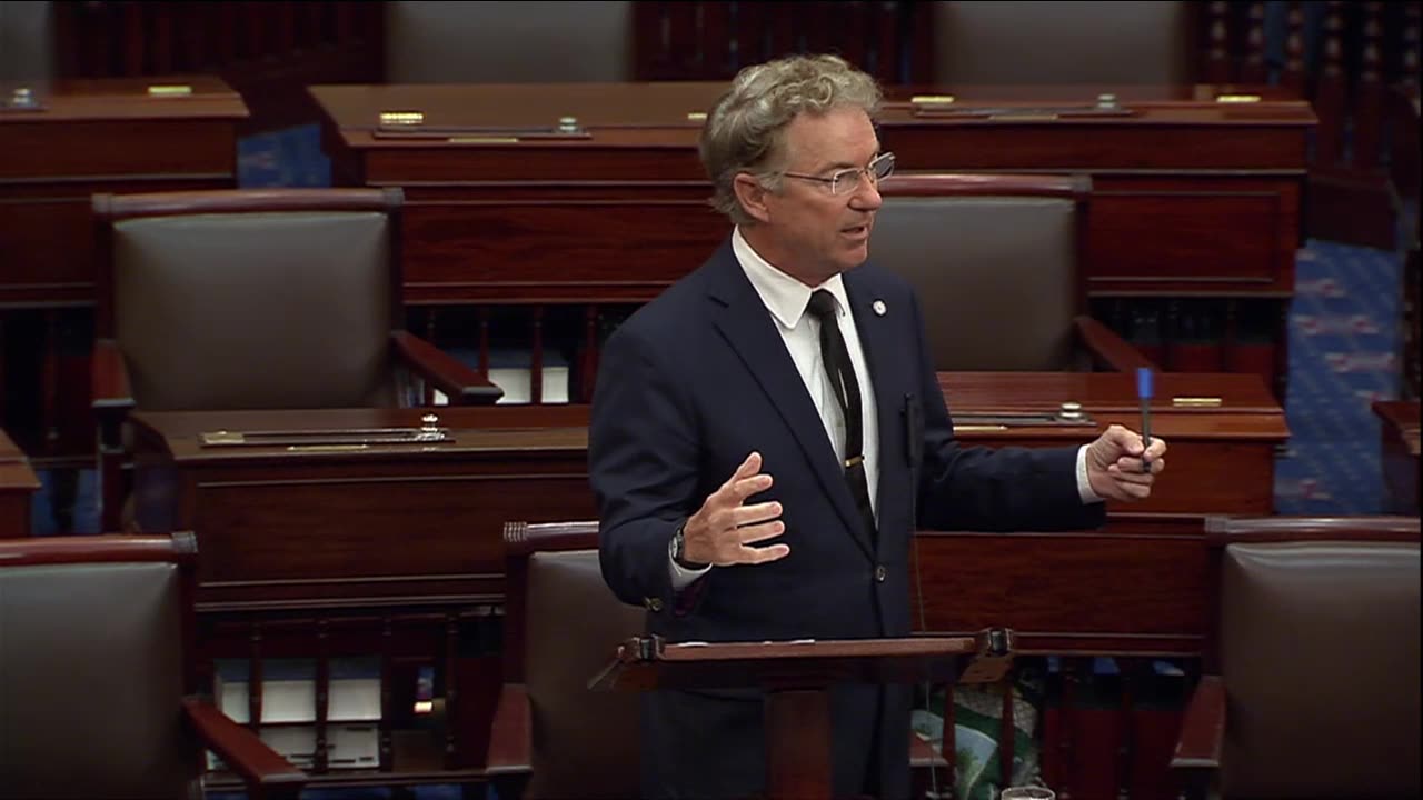 Dr. Rand Paul Reminding his Colleagues of the Importance of Constitutional War Powers
