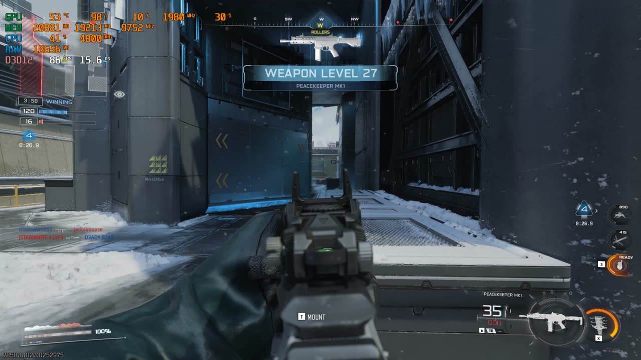 Call of Duty Black Ops 7 Benchmark RTX 3090- Intel 10850K- Ram 32GB Extreme Settings
