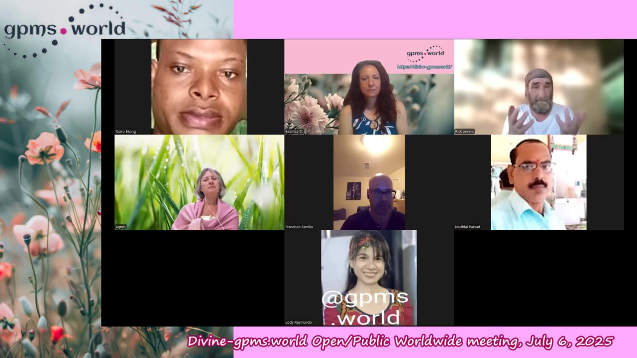 Divine-gpms.world Open_Public Worldwide meeting, July 6, 2025