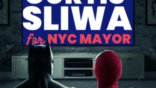 Batman and Spiderman check out a real SUPERHERO