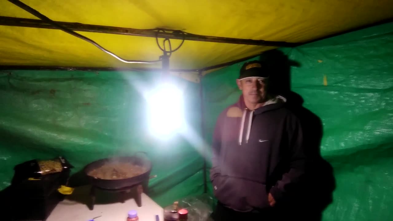 Fishing Pejerrey in lagoon