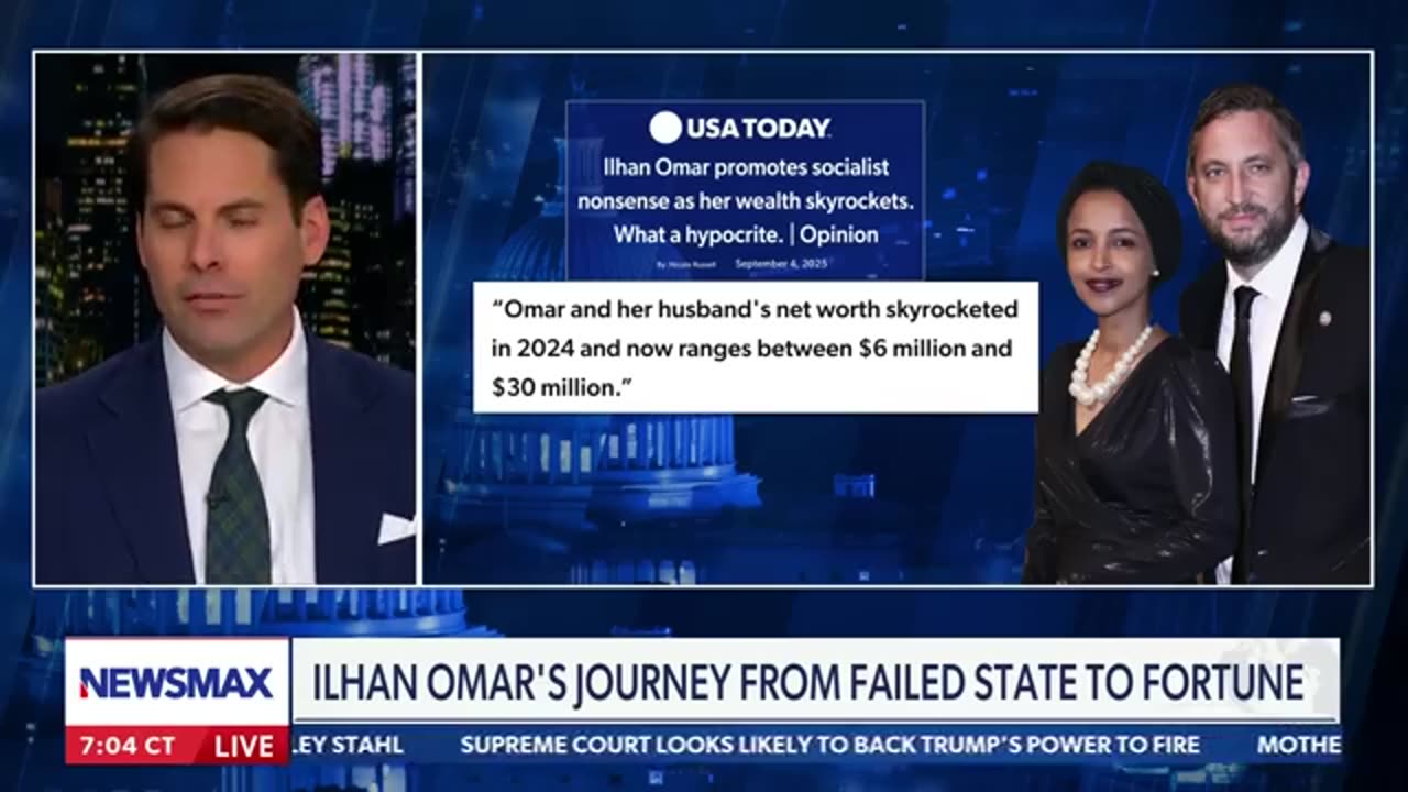Rob Finnerty breaks down Ilhan Omar’s financial rise