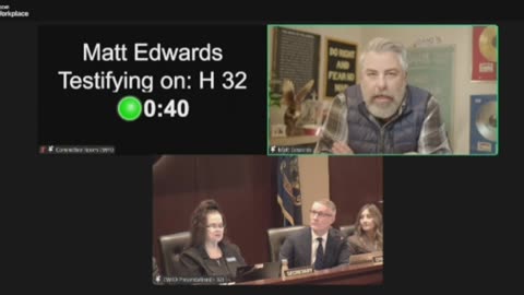 Matt Edwards testifies in House State Affairs on prohibiting mask-mandates H0032