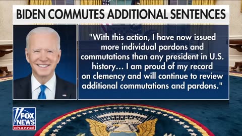 Biden commutes nearly 2,500 more sentences: 'PROUD OF MY RECORD'