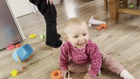 Baby Kayla & Sister Kiara Continue Showing Santa Gifts — Part 2 🎁🎄