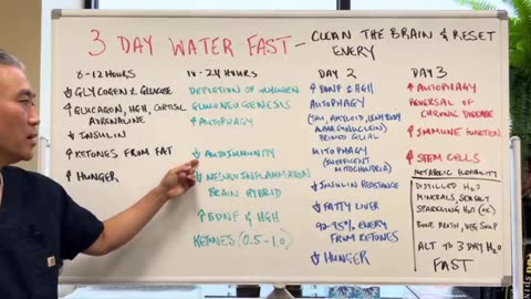 3 day water fast