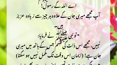 huzoor ﷺ se mohabbat