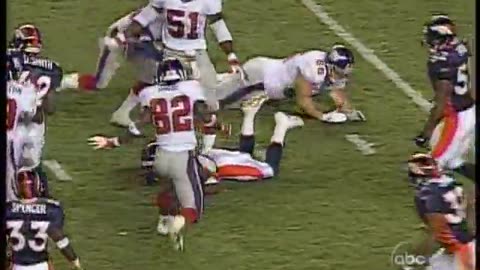NFL Giants vs Broncos WJLA September 10, 2001 900pm-1159pm EDT