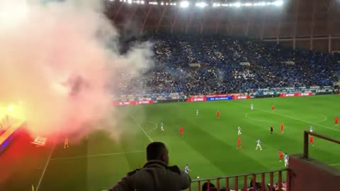 Craiova vs FCSB 1-2 (Koljic vs Compagno, Sorescu) (s-au aprins torțele pe Stadionul _Ion Oblemenco_)