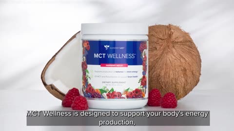 Gundry MD MCT Wellness Powder to Support Energy, Ketone Production and Brain Health, Keto Friendly