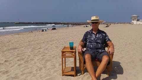 The Beach Captain in Time-Lapse. Silver Strand Beach, Oxnard, California. TL 018