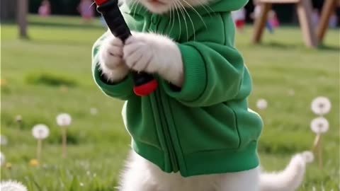 MVP: Most Valuable Pet in a Frog Costume 🐸⚾️🐱 #catsonlychannel #cuteanimal #cute