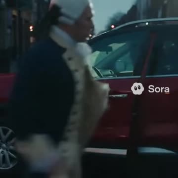 George Washington gets into a car accident