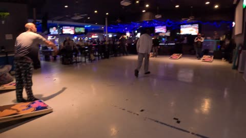 2.10.25 TCL cornhole, AB league - Match 1