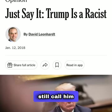 Here's How Racist Trump Is