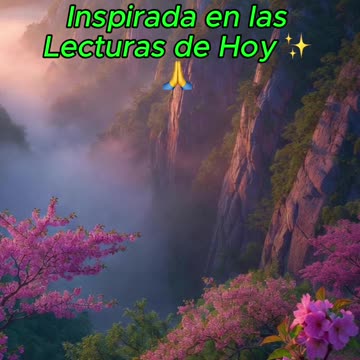 🙏✨ Oración Inspirada en las Lecturas de Hoy ✨🙏
