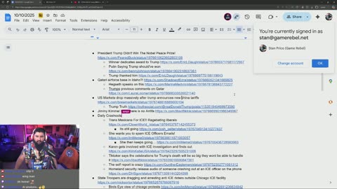Charlie Kirk Presidential Medal of Freedom, No Nobel Peace Prize For Trump, Gazans are Going Home