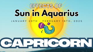 Capricorn: Sun in Aquarius Horoscope Guide (January 20th - February 18th)