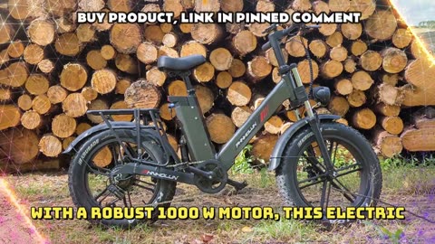 PHNHOLUN C6pro electric bike, 1000W motor, 48V 17.5Ah battery, 20*4.0 inch fat tire