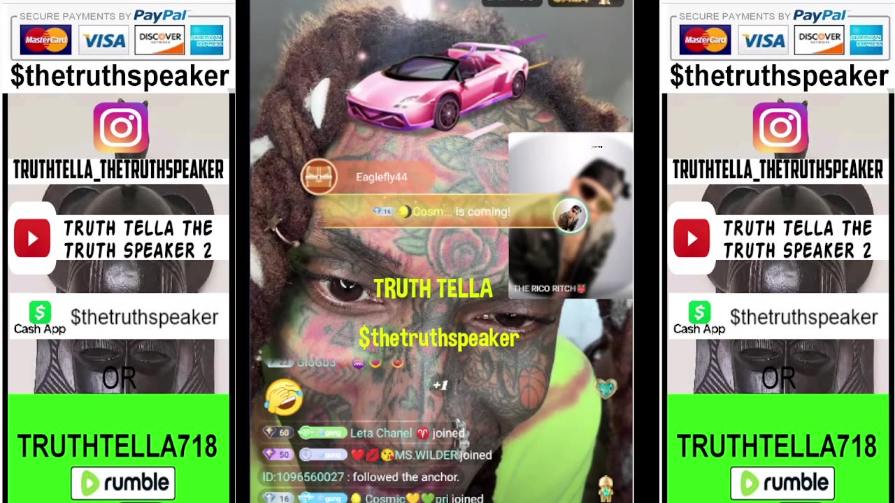 STORM & VINCI BAPTISTE LIVE WITH VINCI ROASTING THE CHAT THATS CALLING HIM LIZARD MAN