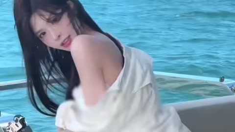 Floating Bright white Tennis Skirt Energetic Photo Pose | Daily Beauty EP 900