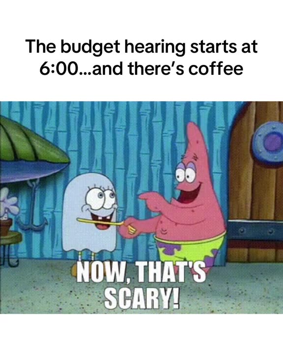 What is a budget hearing?