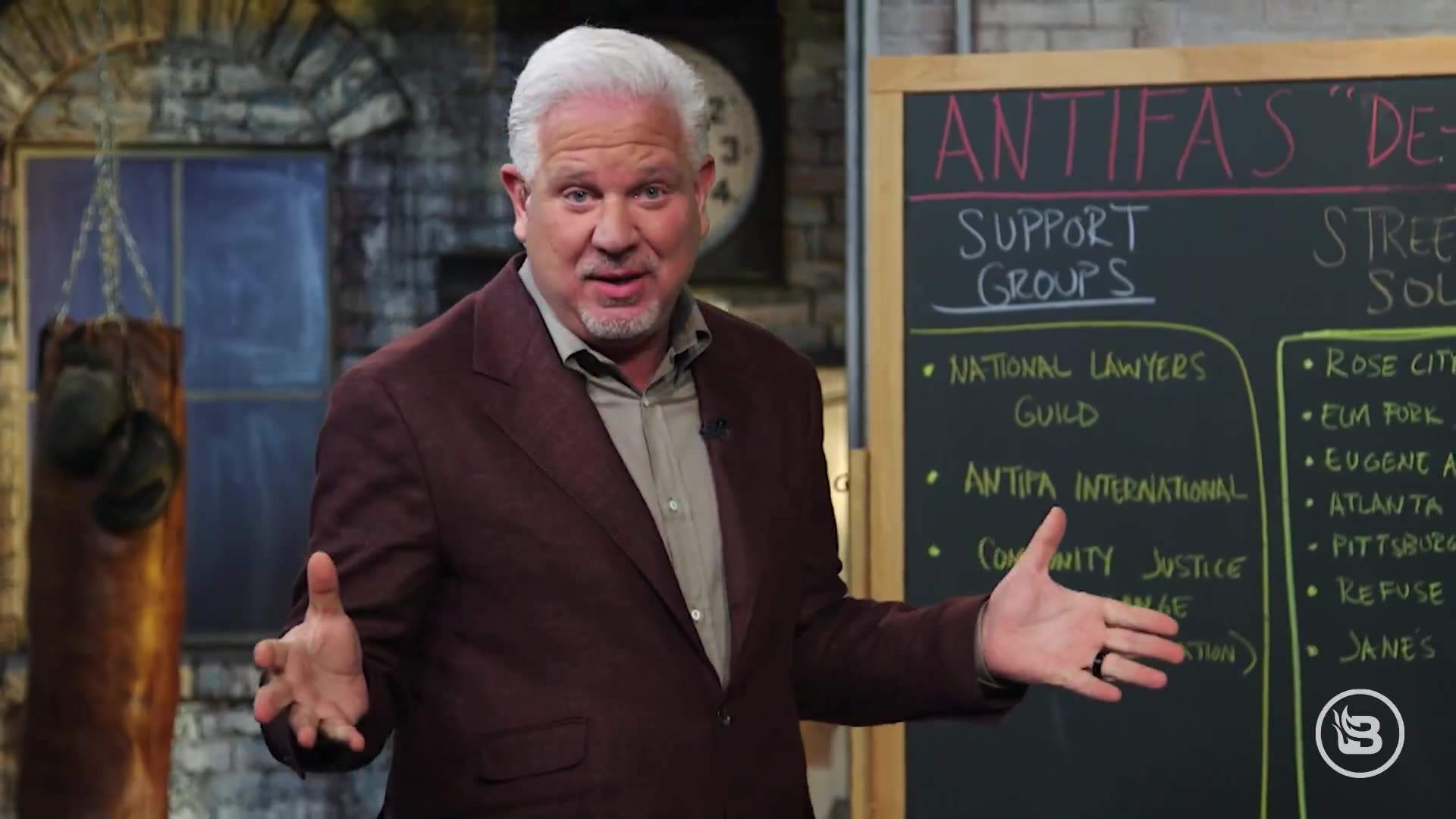 Glenn Beck Reveals the Massive Industrial Support That Decentralized Movement Antifa Really Has