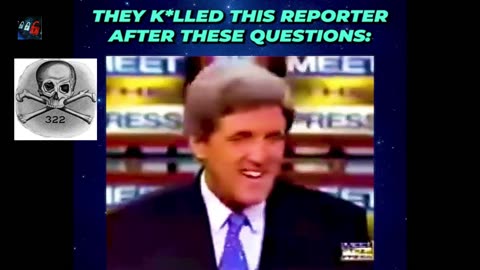 Tim Russert asks George Bush and John Kerry of their membership of secret society - 'Skull & Bones'