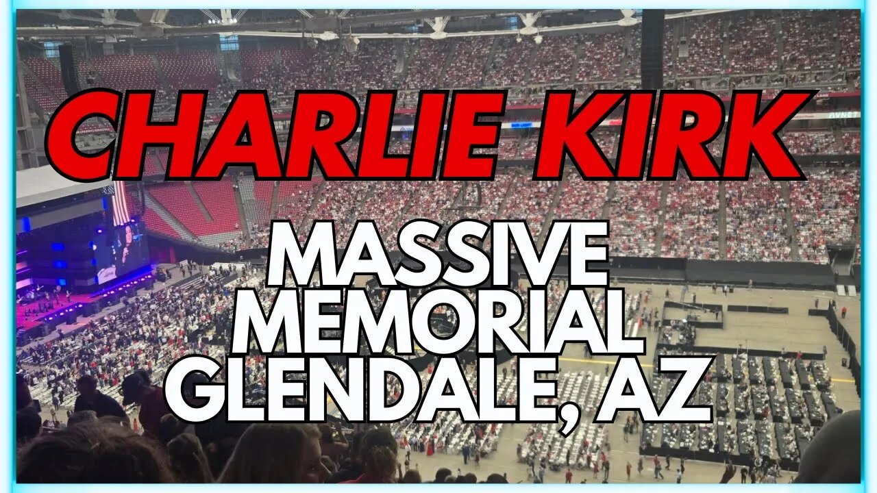 Attending Charlie Kirk's Massive AZ Memorial: Debunking the Lefts Vicious Lies!