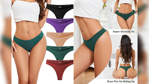 5 Pack Women Underwear Panties.