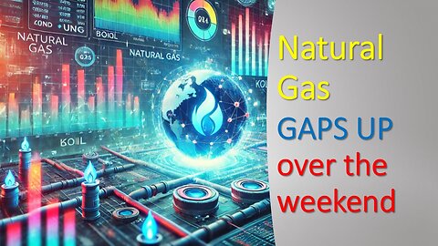 Natural Gas GAPS UP over the weekend