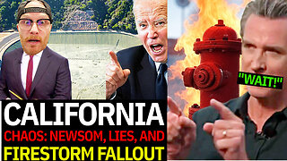 🔥 Newsom’s Lies Exposed: Empty Reservoirs, Fire Chaos & Biden’s Bizarre Fire Hydrant Remarks 🚨