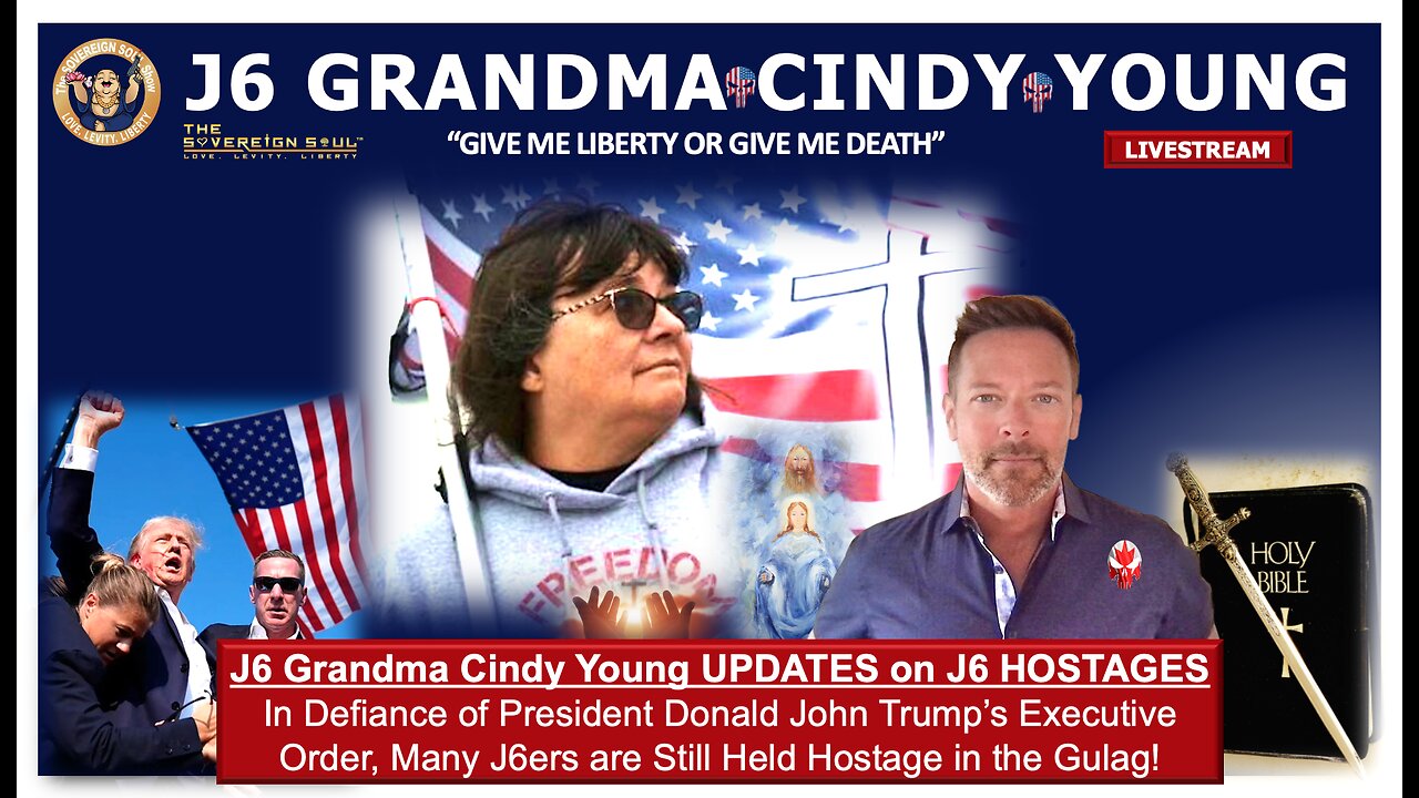 J6 Grandma Cindy Young on DC Gulag Defying Trump’s New Executive Order to Free the J6 Hostages Now!