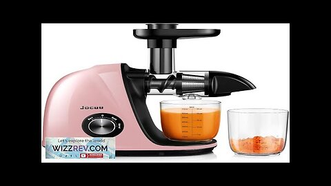 Jocuu Slow Masticating Juicer with 2-Speed Modes Cold Press Juicer Machine Review