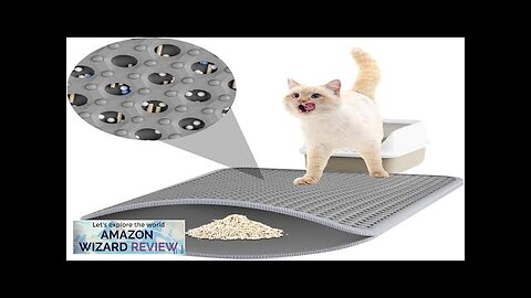 Cat Litter Mat Large 30"x21" Litter Trapping Mat Easy to Clean Review