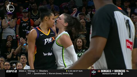 👀 CHIPPY moment between Sabally & Carleton | WNBA playoffs basketball 