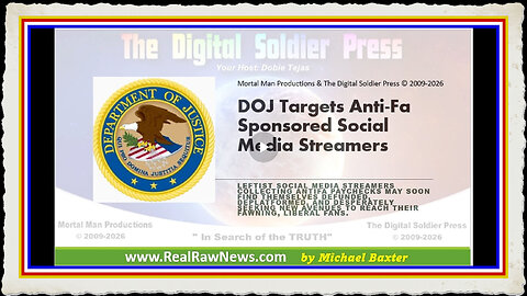 DOJ Targets Anti-Fa Sponsored Social Media Streamers