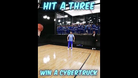 MrBeast - 3point shot for cybertruck