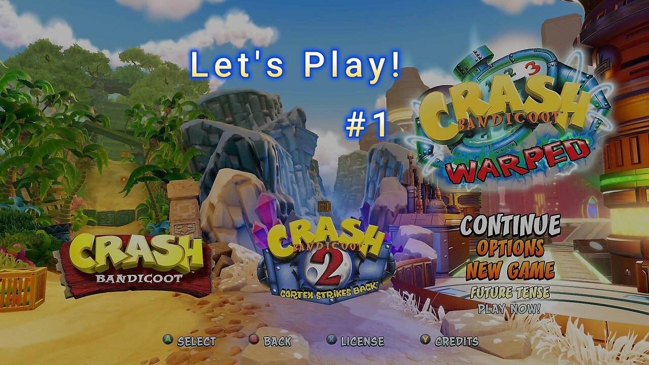 Let's Play! Crash Bandicoot 3 Warped Part 1! UKA UKA IS FREE!!!