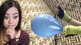 What a balloon pop sounds like in a sound proofed room