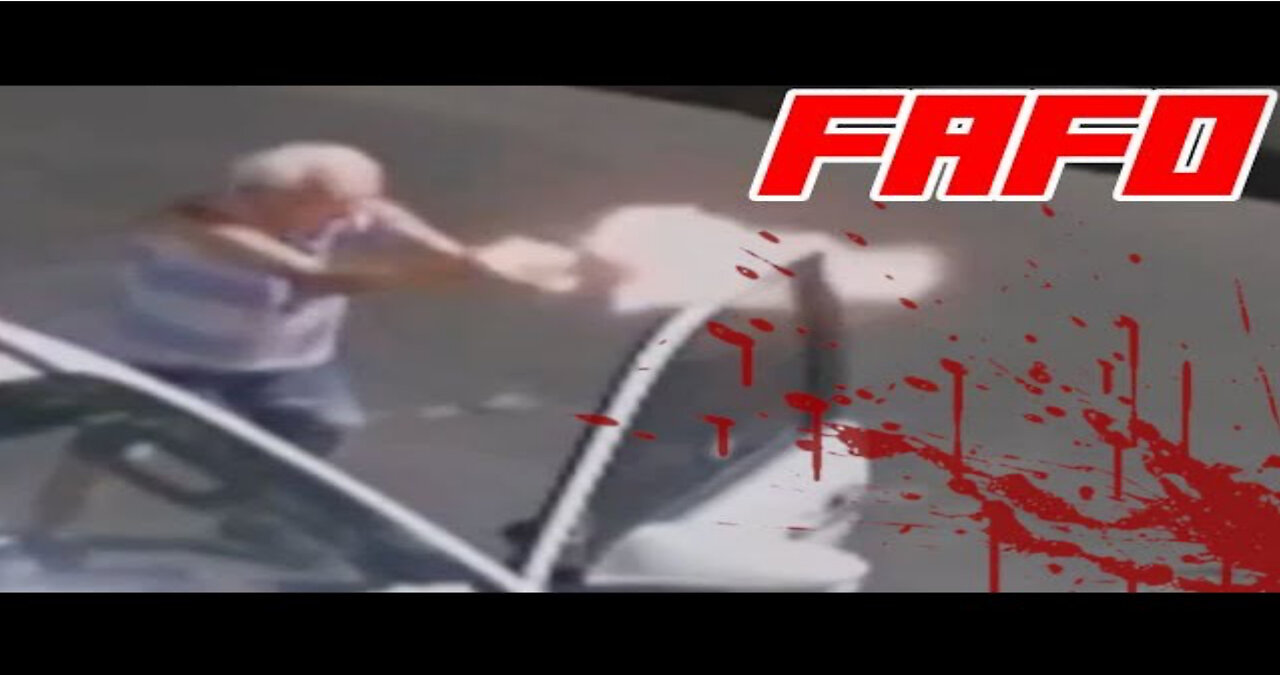 Old Man Blasts Car Jackers With Hand Cannon
