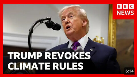 Trump revokes landmark ruling that greenhouse gases endanger public health | BBC News