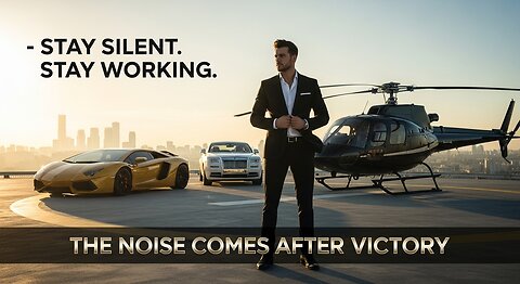 Stay Silent. Work in Private. Let Success Make the Noise.