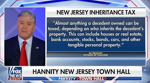 Hannity: NJ Taxes You To Death!