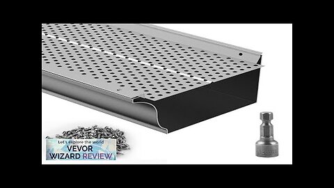 VEVOR Gutter Guard 6 inch Width Aluminum Leaf Filter DIY Gutter Cover Review