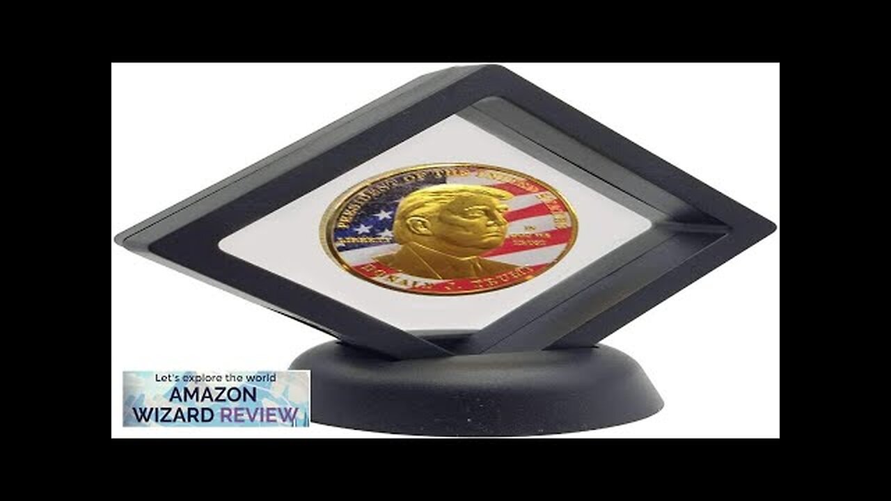 Trumpcoin Set with Display Item Case and Box Home Room Office Decoration Review