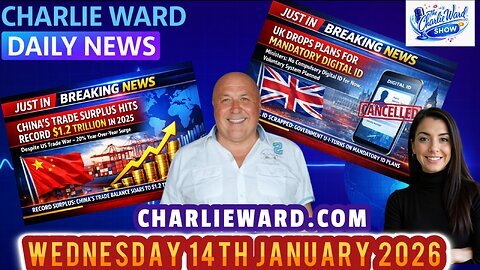 CHARLIE WARD DAILY NEWS WITH CHARLIE WARD & DREW DEMI - WED 14TH JANUARY 2026 #breakingnews #daily